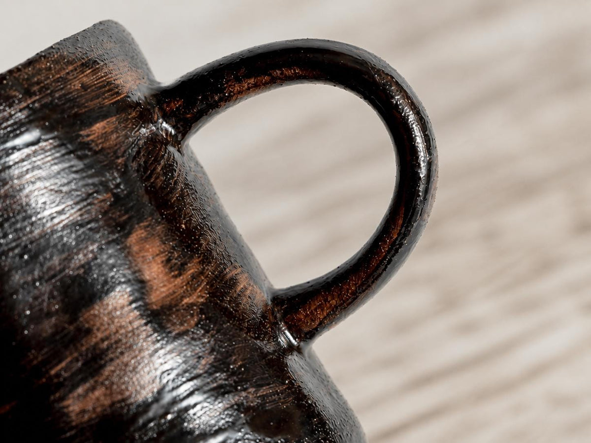 Black Brown Ceramic Coffee Mug product photo 7