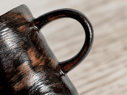 Black Brown Ceramic Coffee Mug product photo 7