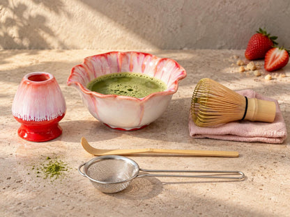 Coral Pink Matcha Set Of 4 product photo 7