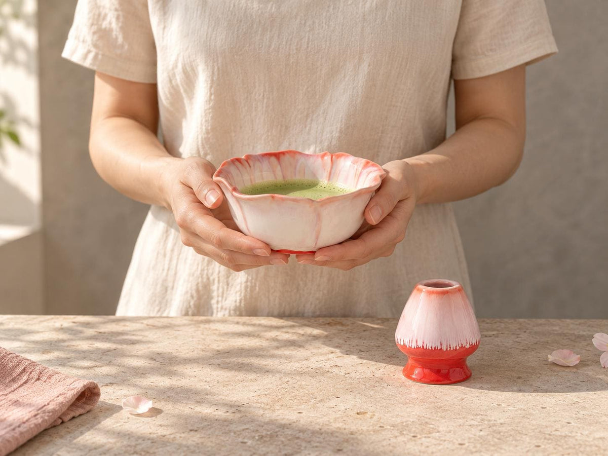 Coral Pink Matcha Set Of 4 product photo 4