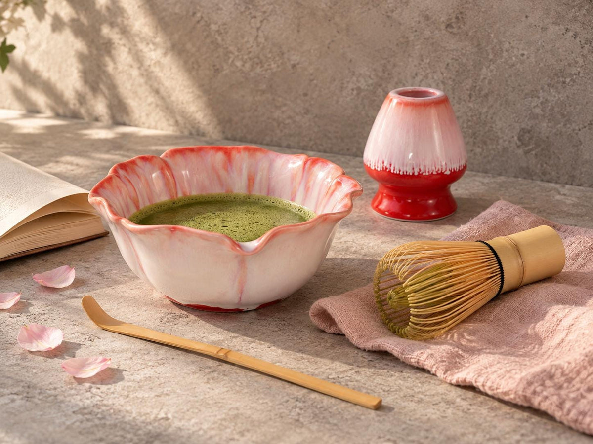 Coral Pink Matcha Set Of 4 product photo 1