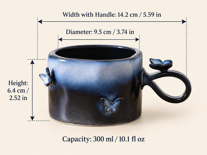 Butterfly Ceramic Coffee Mug product photo 7