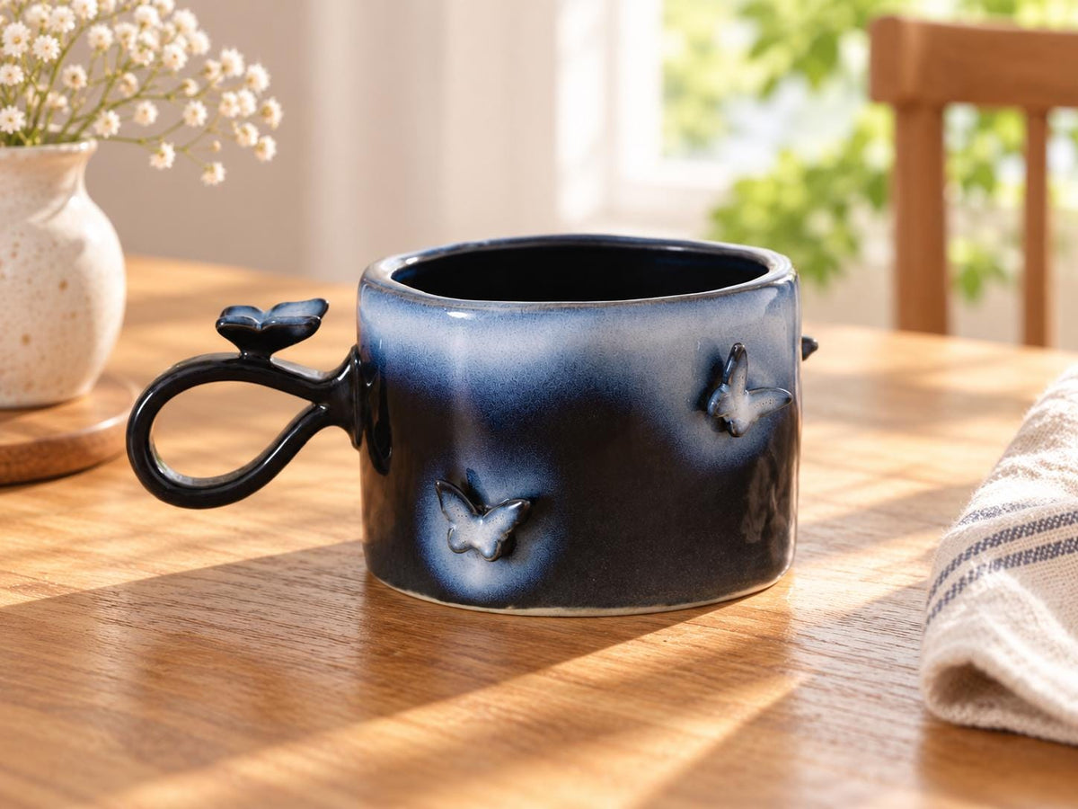 Butterfly Ceramic Coffee Mug product photo 4