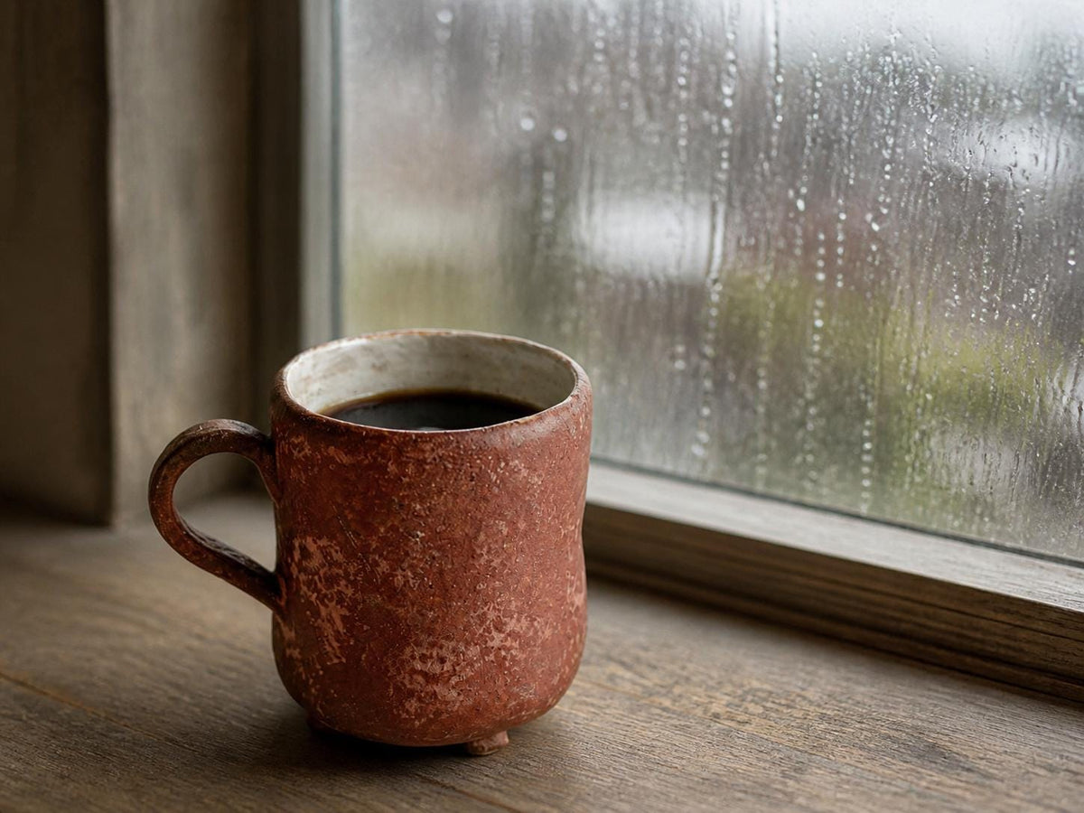 Red Brown Ceramic Coffee Mug product photo 5