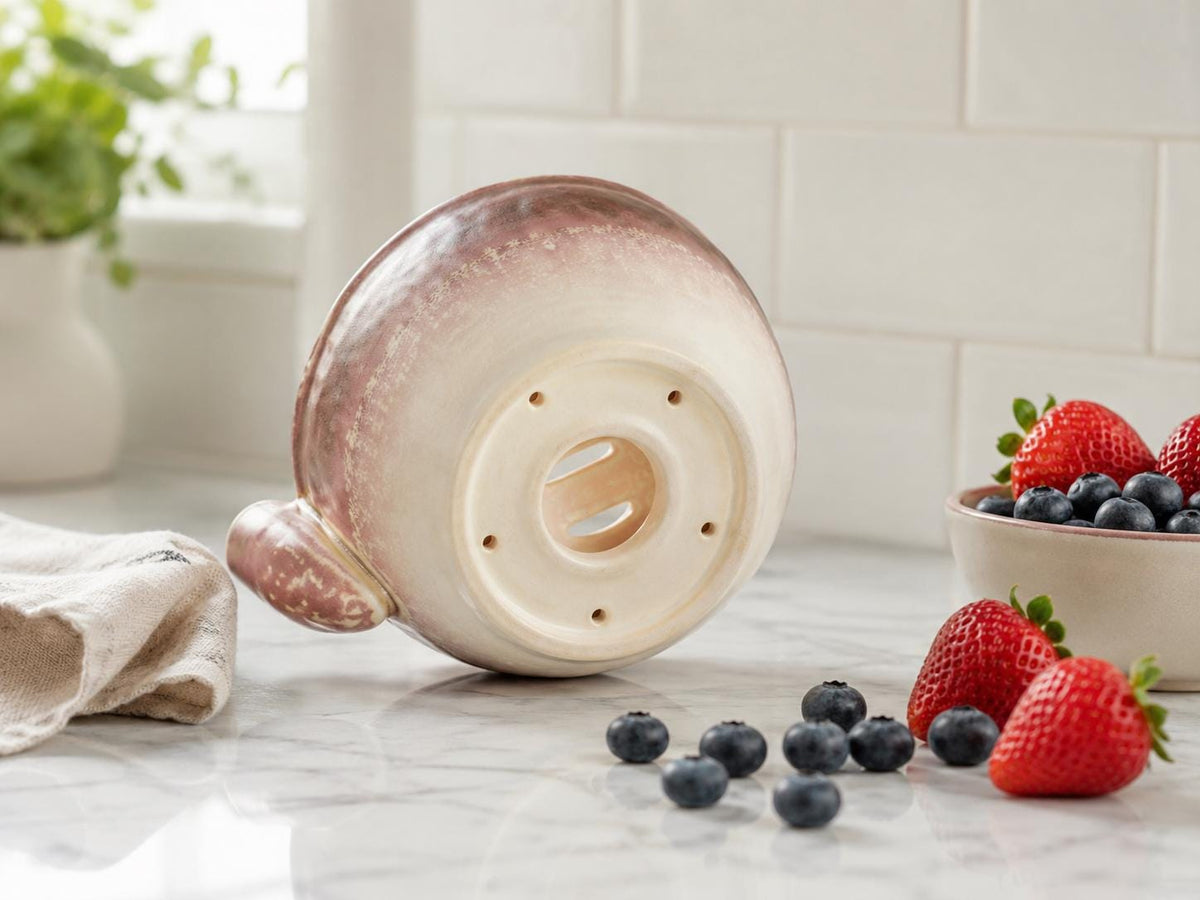 Handmade Ceramic Berry Washing Bowl product photo 1