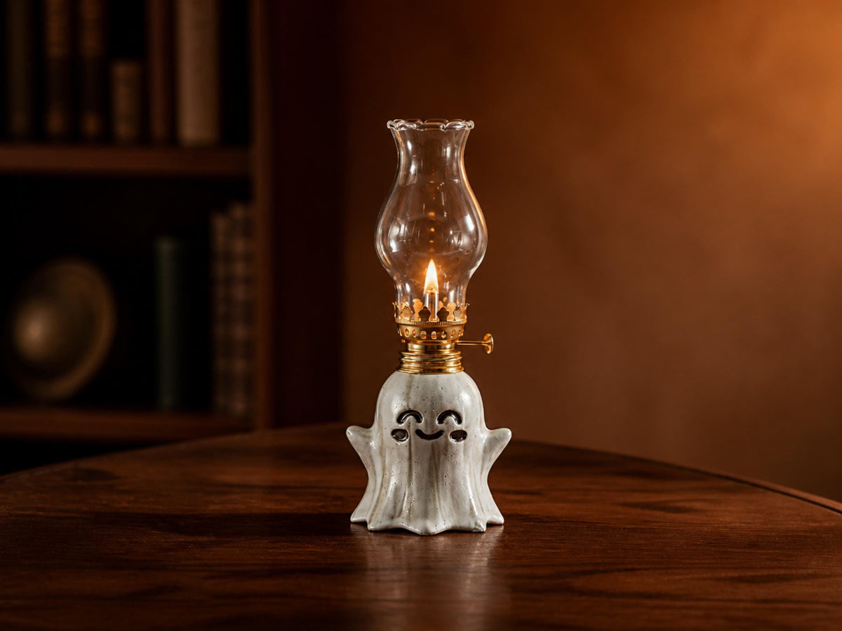 Ivory Ghost Oil Lamp product photo 5