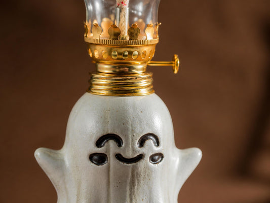 Ivory Ghost Oil Lamp product photo 1