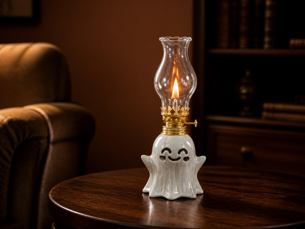 Ivory Ghost Oil Lamp product photo 7