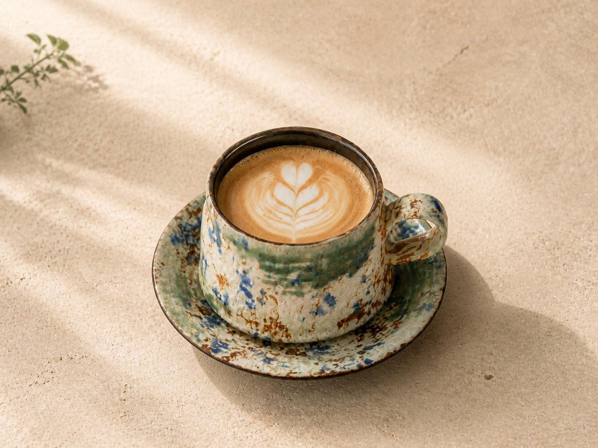 Earthy Espresso Cup and Saucer product photo 4