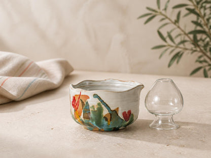 Garden Brushwork Matcha Bowl Set product photo 4