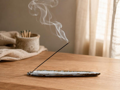 Handmade Ceramic Leaf Incense Holder product photo 4