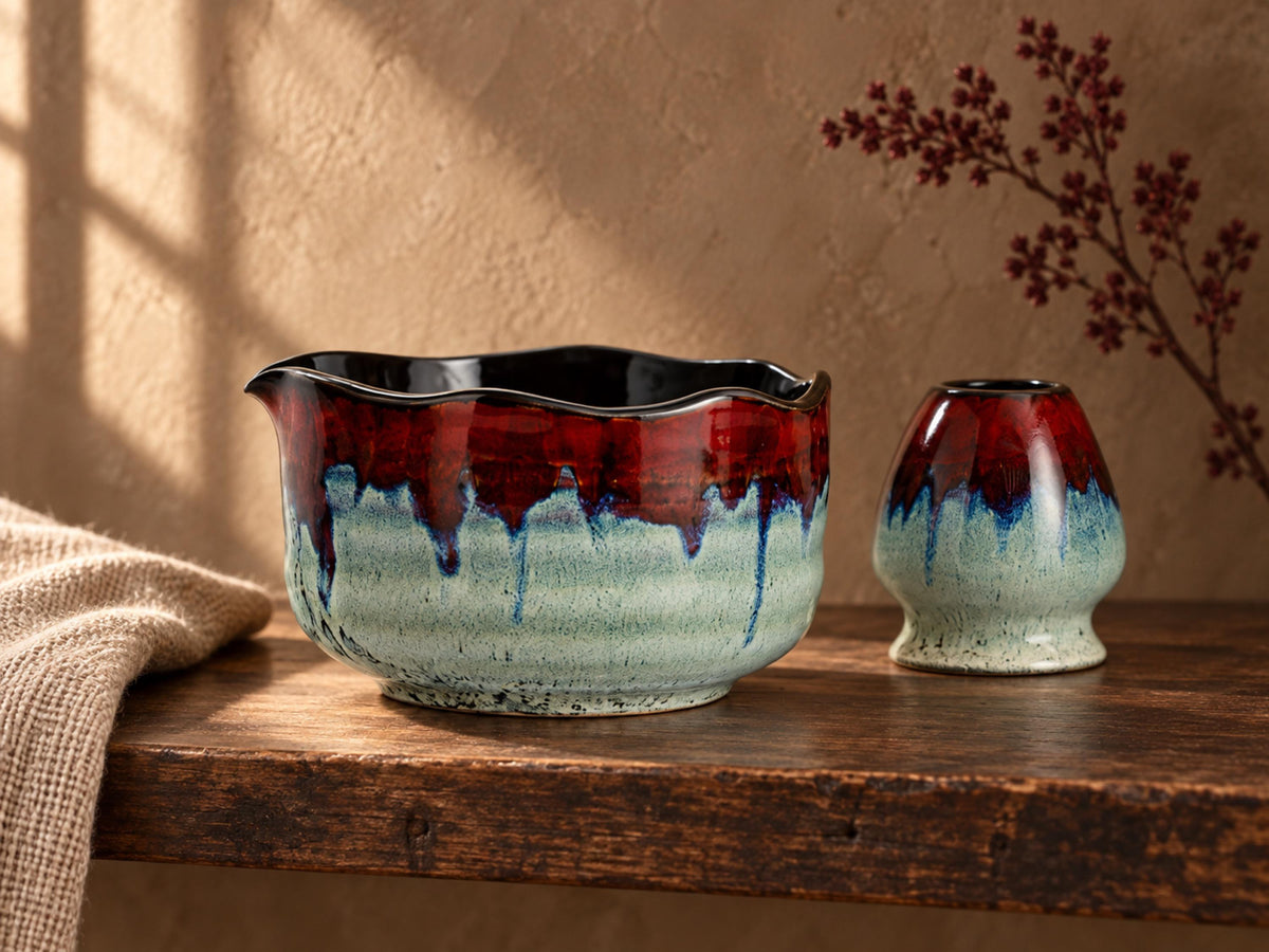 Crimson Tide Matcha Bowl Set product photo 1