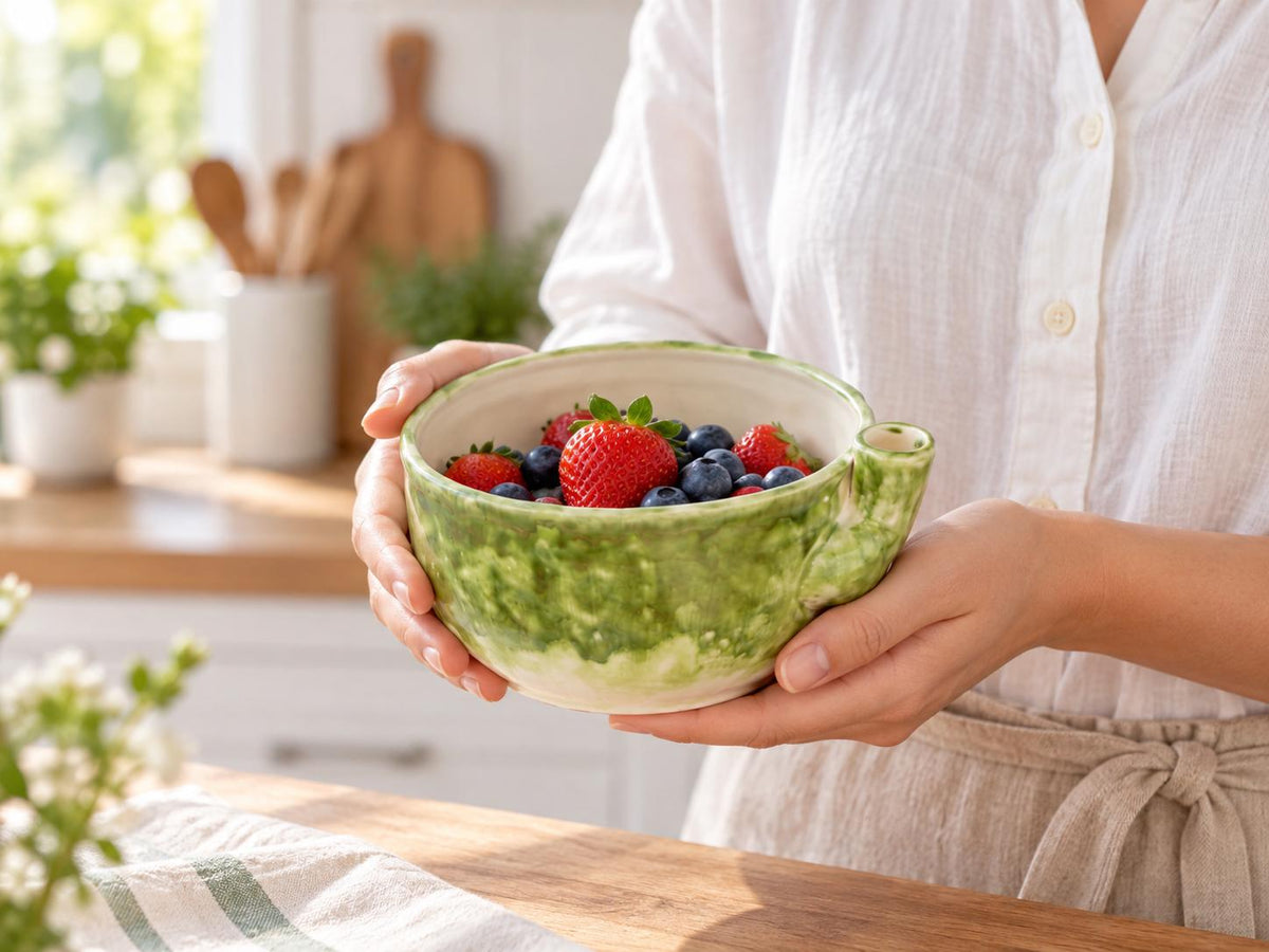 Handmade Ceramic Berry Bowl product photo 5