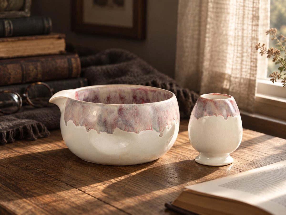 Winter Rose Matcha Bowl Set product photo 2