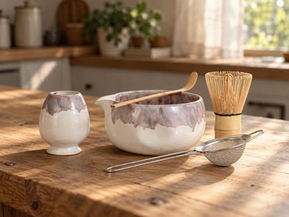 Winter Rose Matcha Bowl Set product photo 5