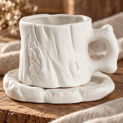 Tree Stump Coffee Cup and Saucer product photo 8