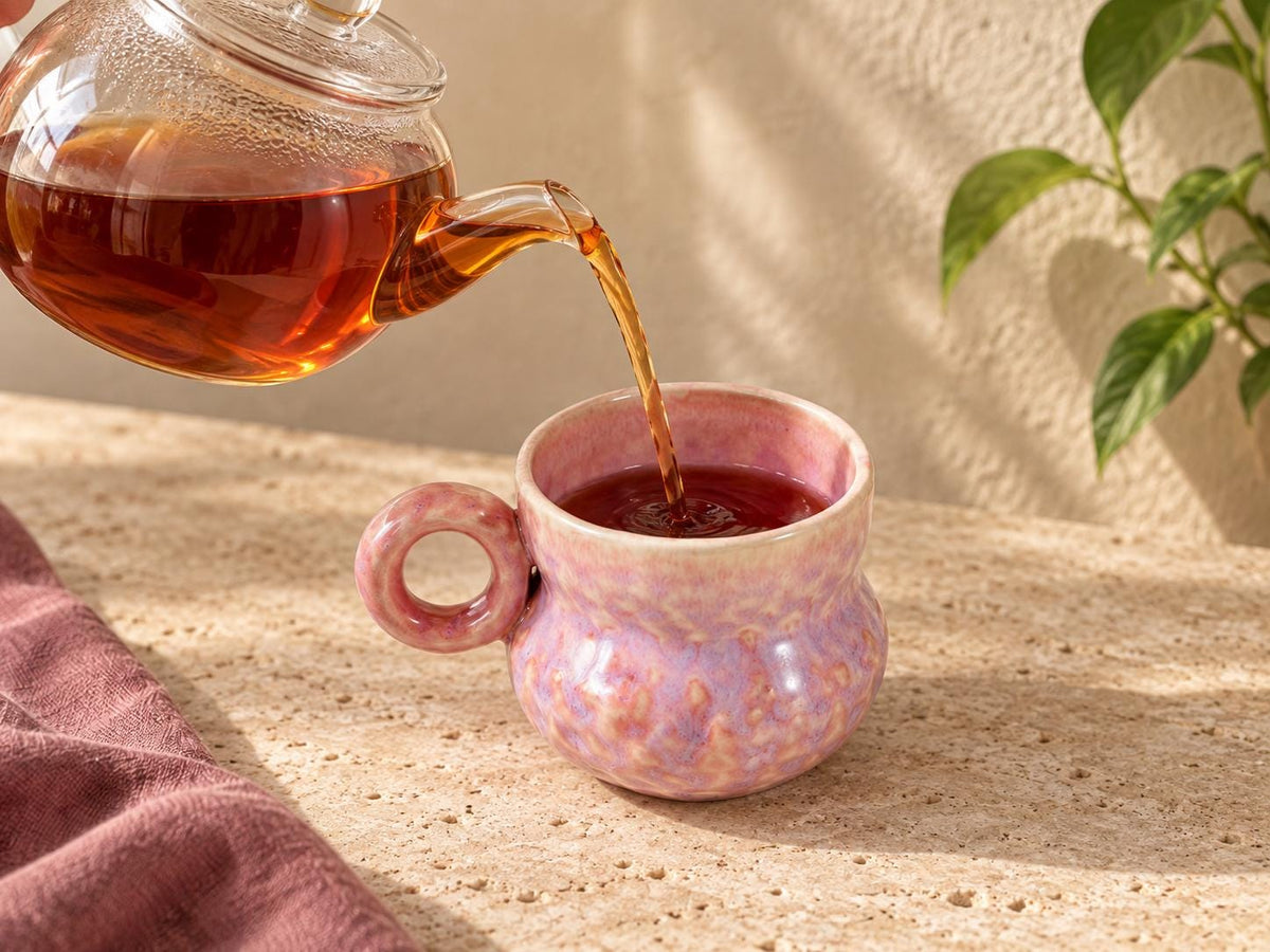 Pink Coral Ceramic Coffee Mug product photo 4