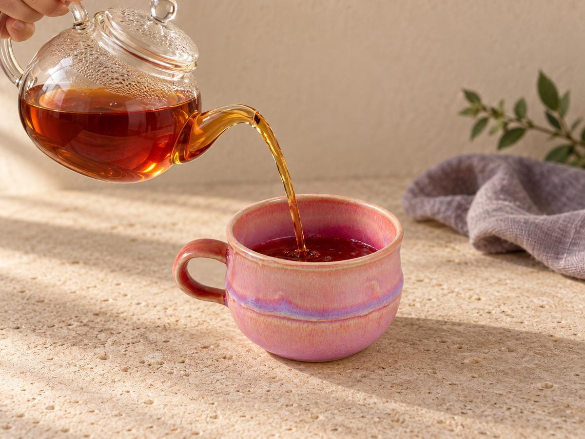 Coral Pink Ceramic Coffee Mug product photo 4