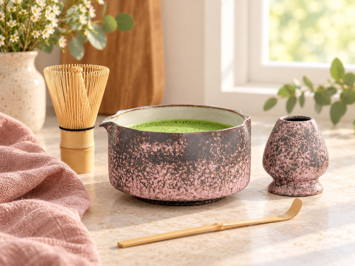 Pink Matcha Bowl Set product photo 7