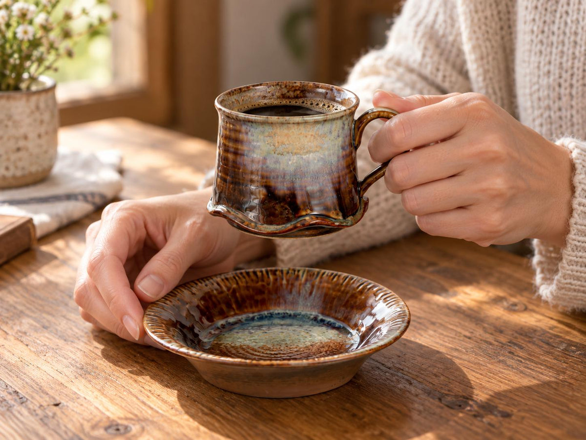 Willow Hearth Coffee Cup and Saucer product photo 2