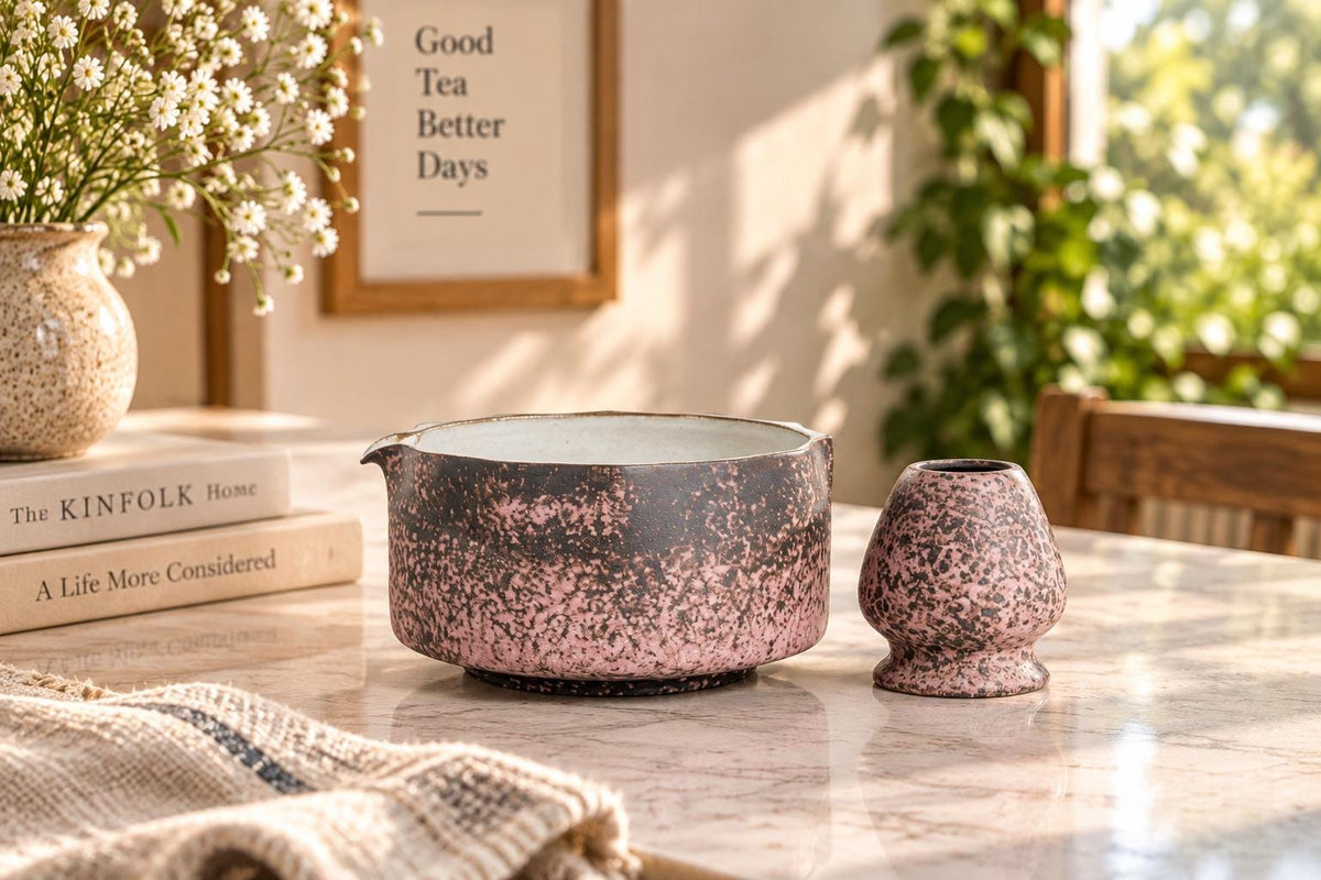 Pink Matcha Bowl Set product photo 8