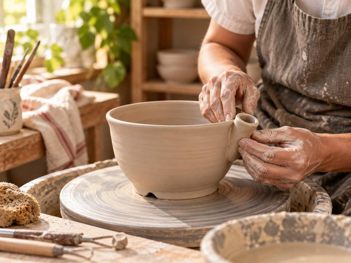 Handmade Ceramic Berry Washing Bowl product photo 5