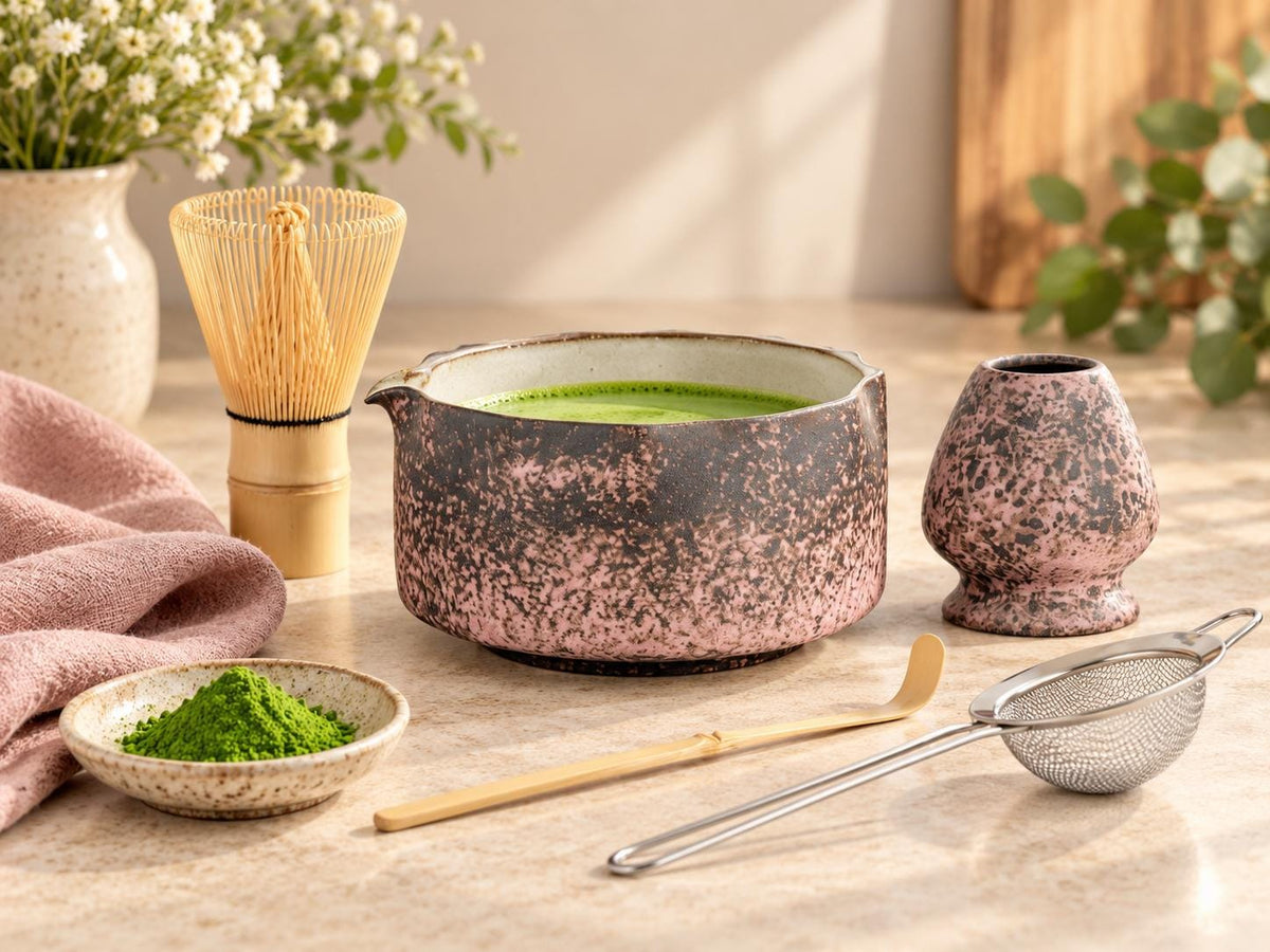 Pink Matcha Bowl Set product photo 6
