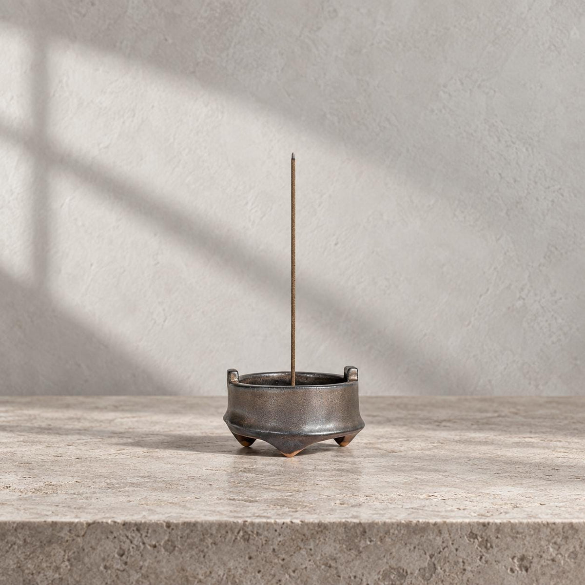 Gilded Bronze Mini Ceramic Incense Burner product photo 6