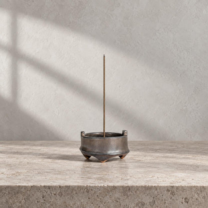 Gilded Bronze Mini Ceramic Incense Burner product photo 6