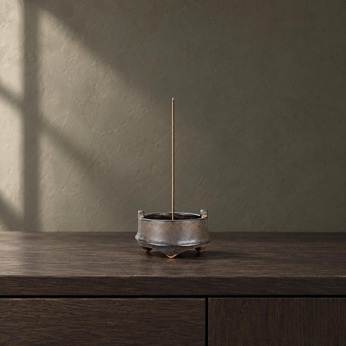 Gilded Bronze Mini Ceramic Incense Burner product photo 8