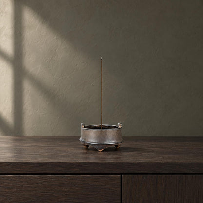 Gilded Bronze Mini Ceramic Incense Burner product photo 8
