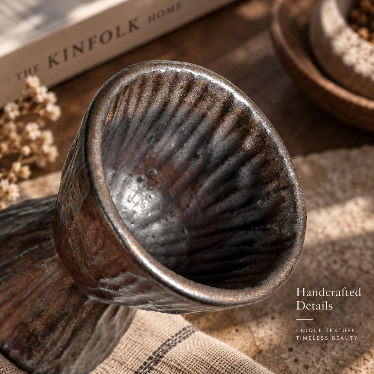 Pottery Hourglass Incense Burner product photo 1