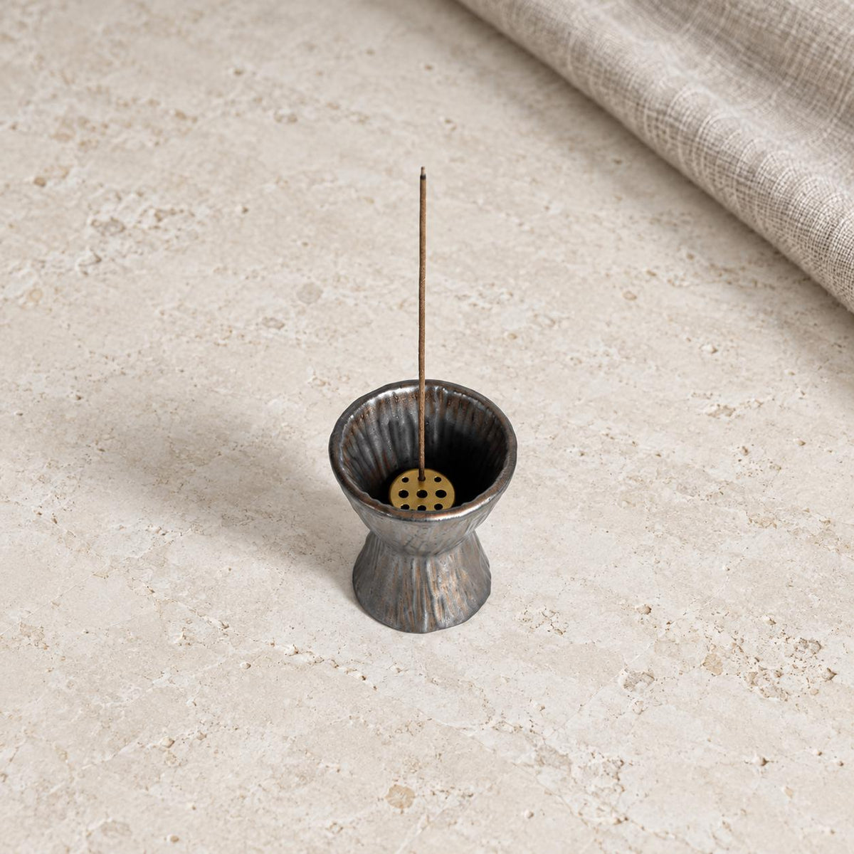 Pottery Hourglass Incense Burner product photo 6
