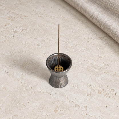 Pottery Hourglass Incense Burner product photo 6