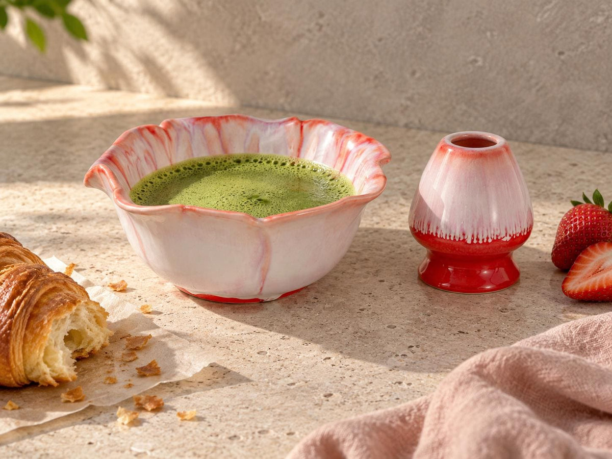 Coral Pink Matcha Set Of 4 product photo 5