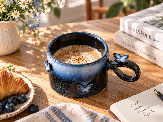 Butterfly Ceramic Coffee Mug product photo 1