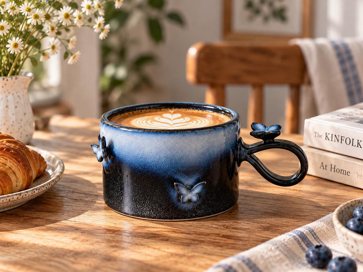 Butterfly Ceramic Coffee Mug product photo 5