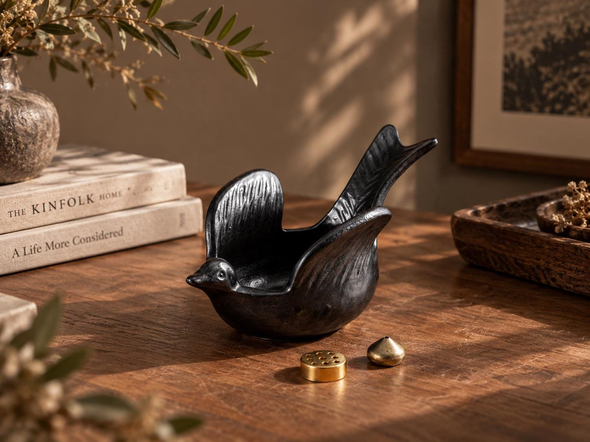 Ceramic Bird Incense Burner product photo 6