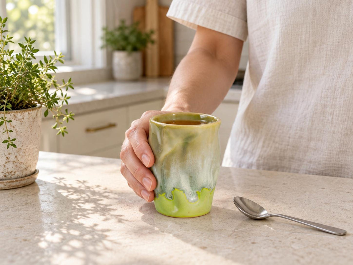 Lime Green Ceramic Tumbler product photo 7