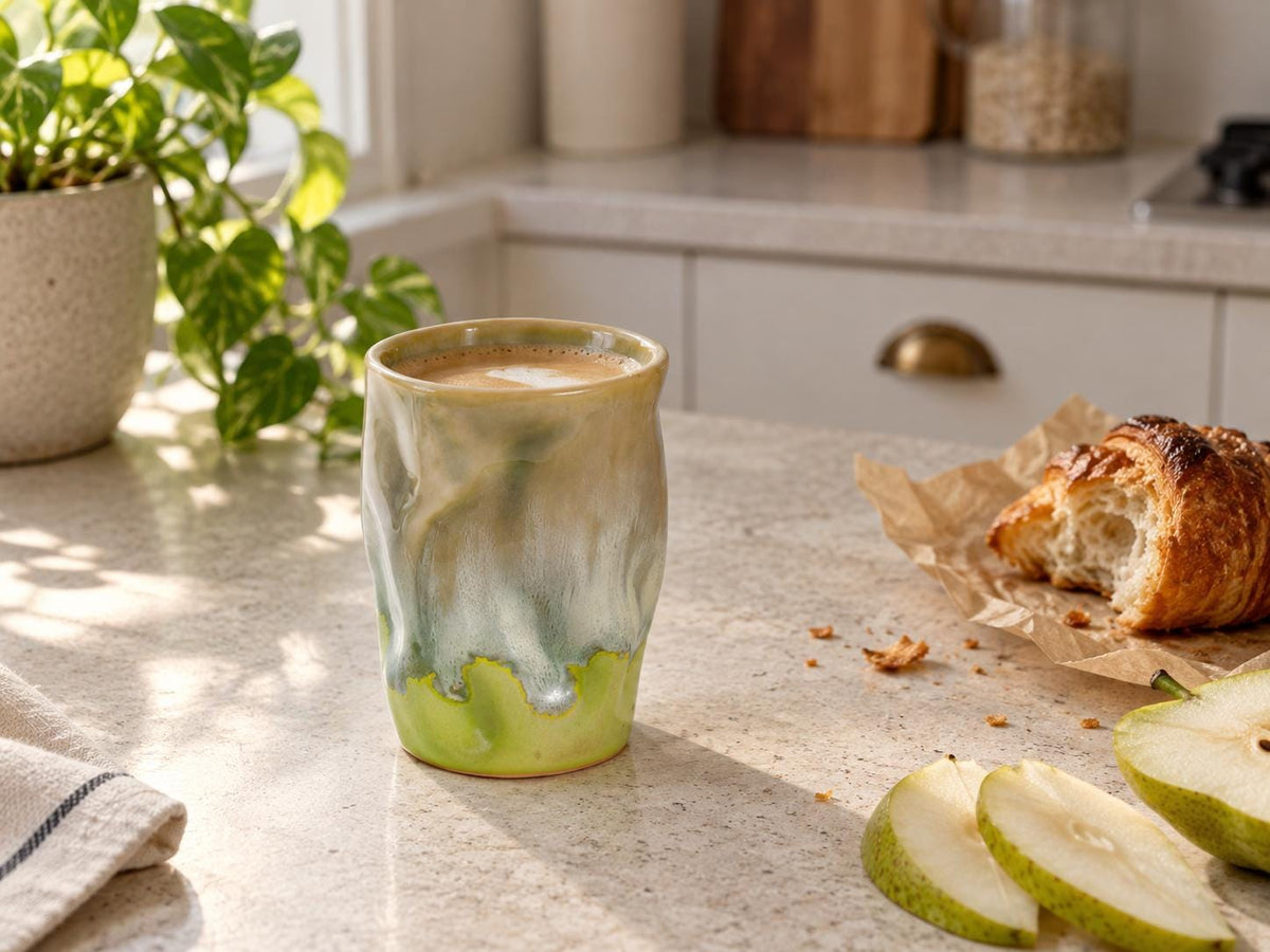 Lime Green Ceramic Tumbler product photo 3