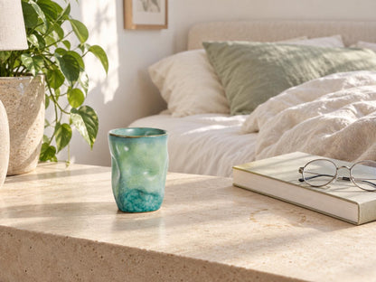 Jade Teal Ceramic Tumbler product photo 2