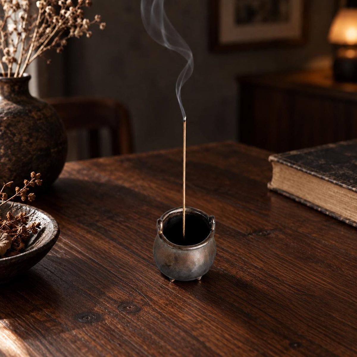 Mini Ceramic Cauldron Incense Burner product photo 5