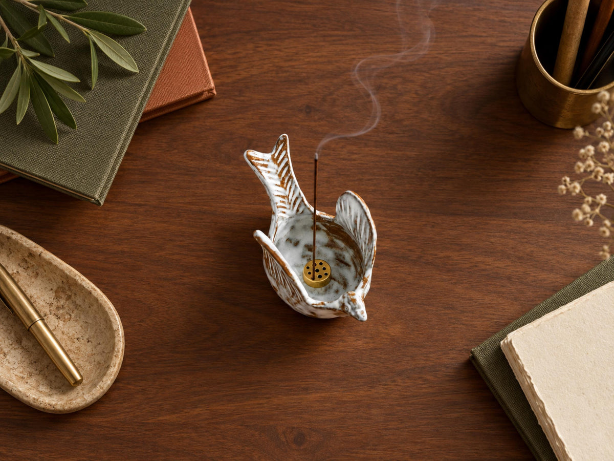 Ceramic Bird Incense Burner product photo 7