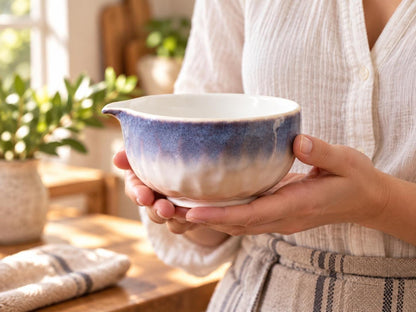 Gradient Lavender Matcha Bowl Set product photo 4