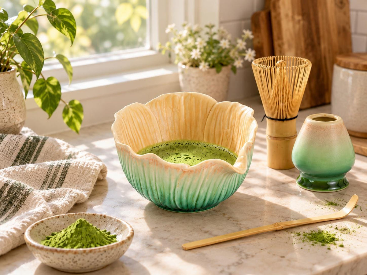 Sage Green Matcha Bowl Set product photo 7