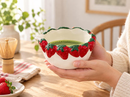 Strawberry Matcha Bowl Set product photo 5