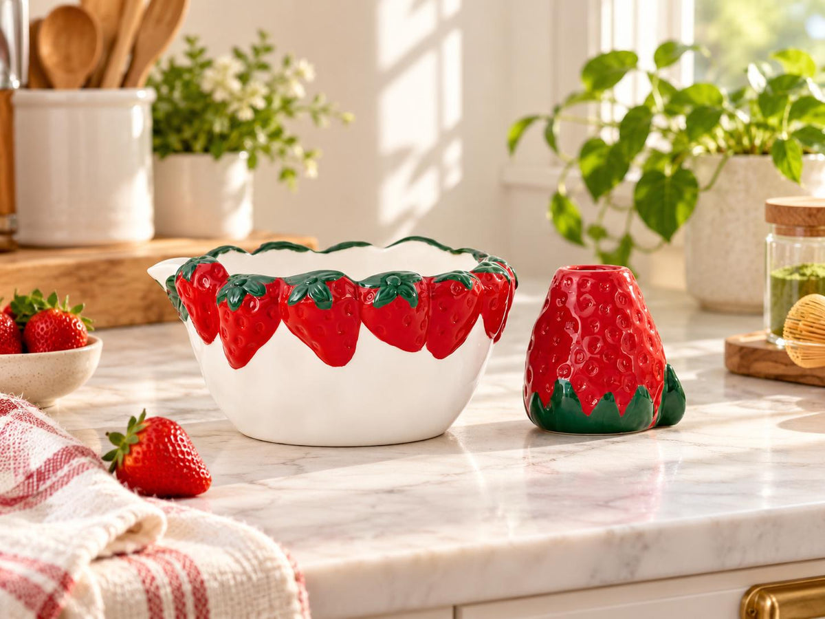 Strawberry Matcha Bowl Set product photo 7