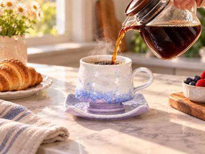 Square Coffee Cup and Saucer product photo 3