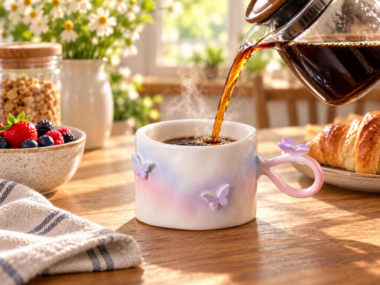 Butterfly Ceramic Coffee Mug product photo 1