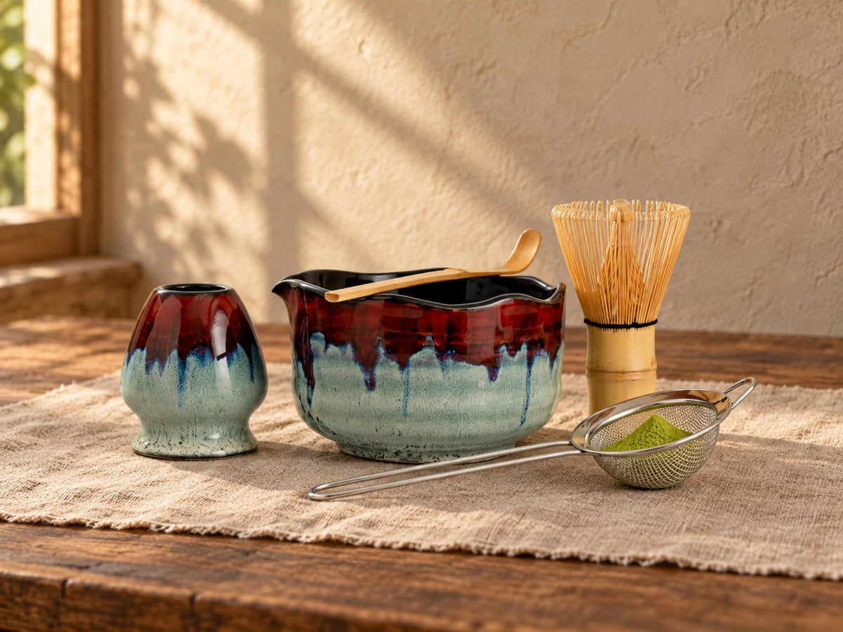 Crimson Tide Matcha Bowl Set product photo 2